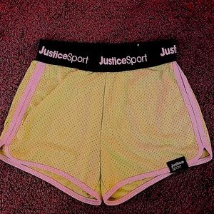 NWOT Justice youth girl shorts